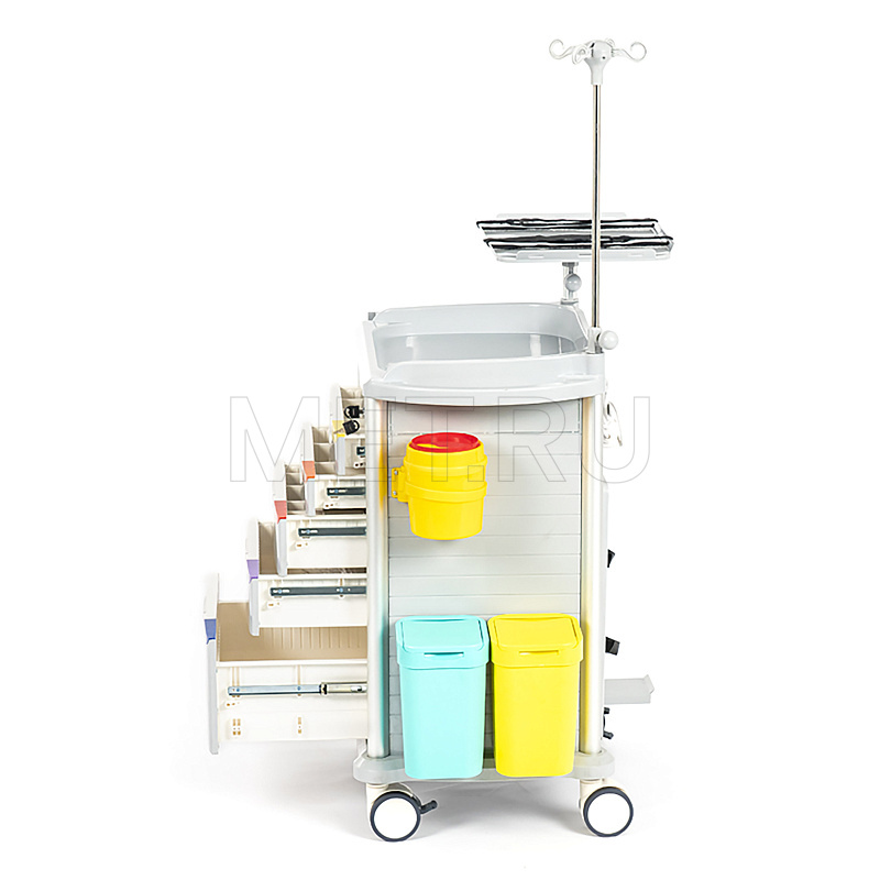 MET PSC-160 Тележка внутрибольничной скорой помощи с цветовой кодировкой MET